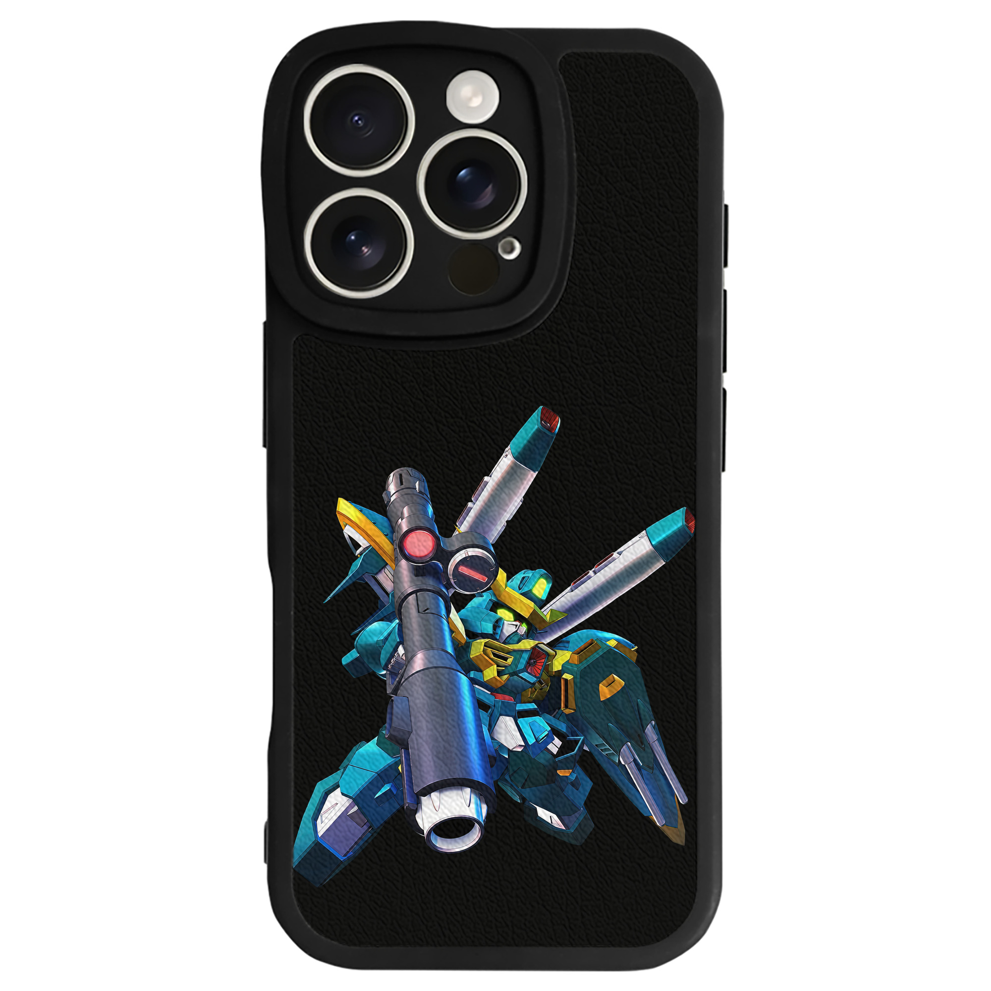 （画像用） 機動戦士ガンダム Mobile Suit Gundam 【iPhone 16シリーズ対応】シリコンスマホケース（レザー調） 材質：シリコン